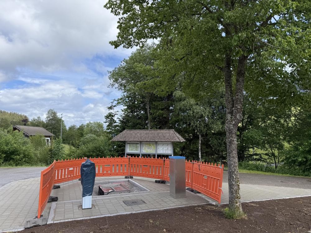 Aktueller Stand Umbau Reisemobilstellplatz