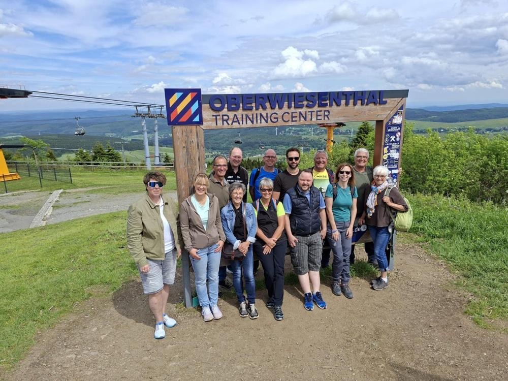 Delegation aus Schonach zu Besuch in Oberwiesenthal