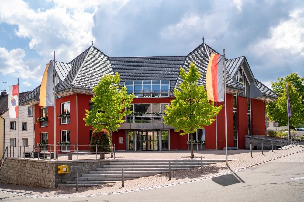 Blick aufs Rathaus