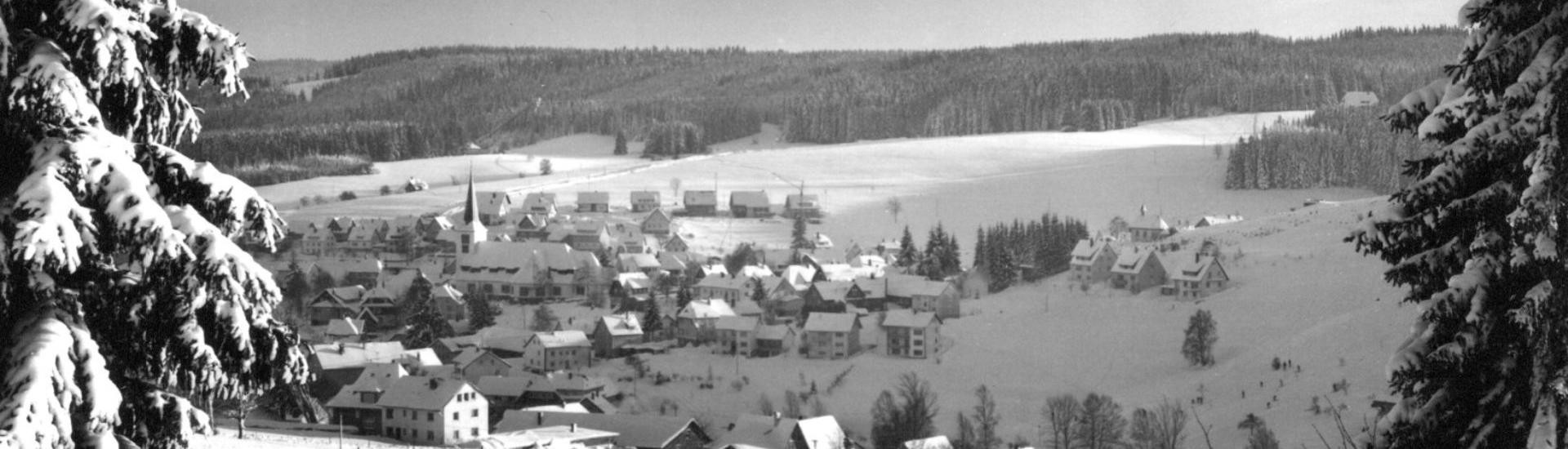 Winterbild vom Dorf