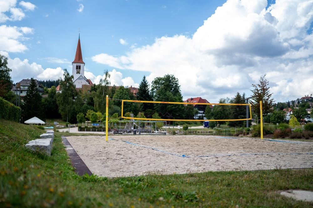 Beachvolleyballplatz im Kurpark