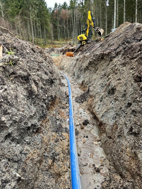 Erneuerung von Wasserleitungen vom Rohrhardsberg